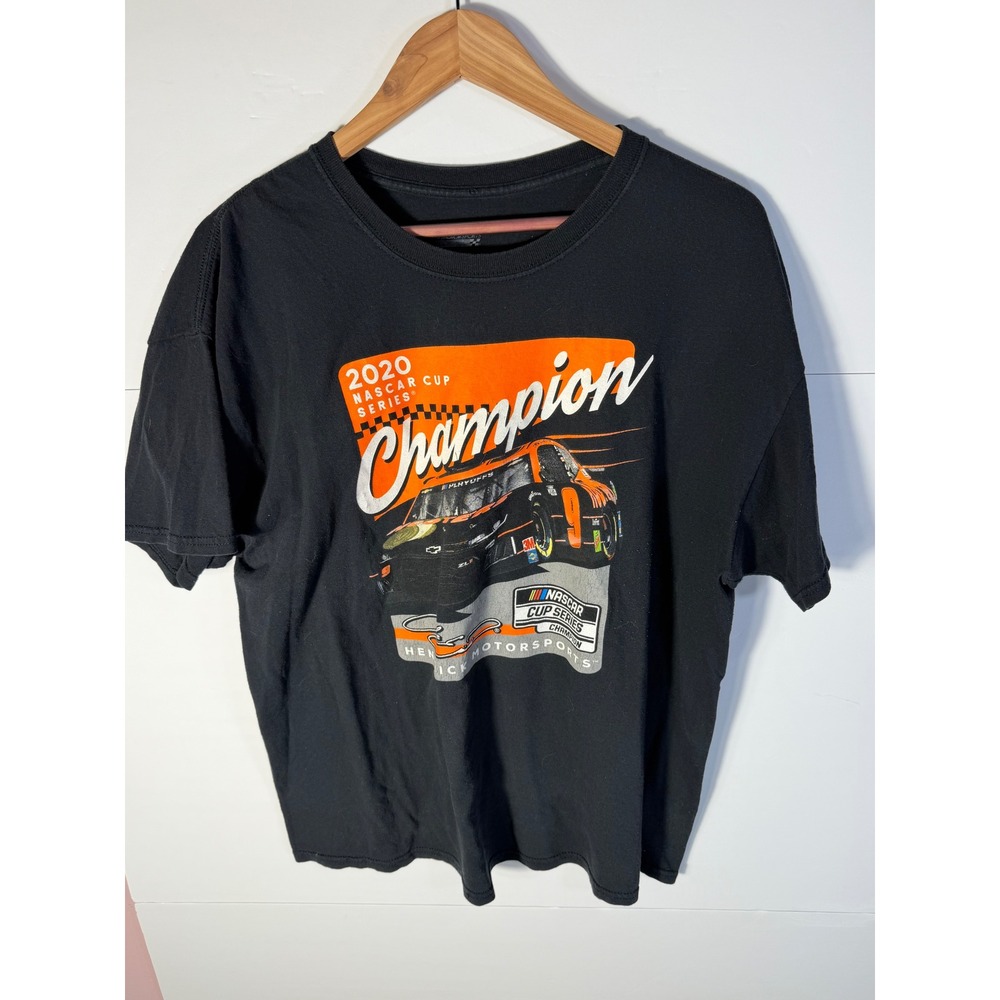 Hendrick Motorsports Chase Elliott 2020 NASCAR Champion T-Shirt XL Black
